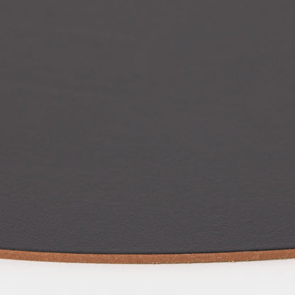 Cuero Two Tone Round Leather Placemat 36cm - ScentiMelti Home Fragrance, Beauty & Gifts UK