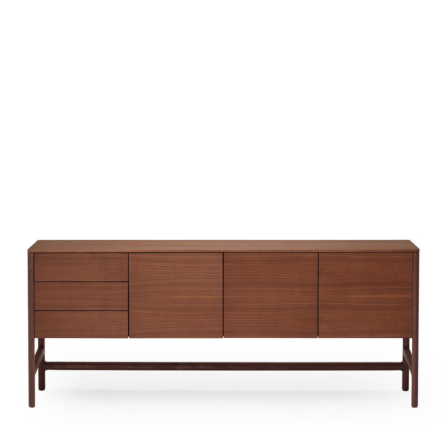 Domus Sideboard 3 Door Walnut - ScentiMelti Home Fragrance, Beauty & Gifts UK