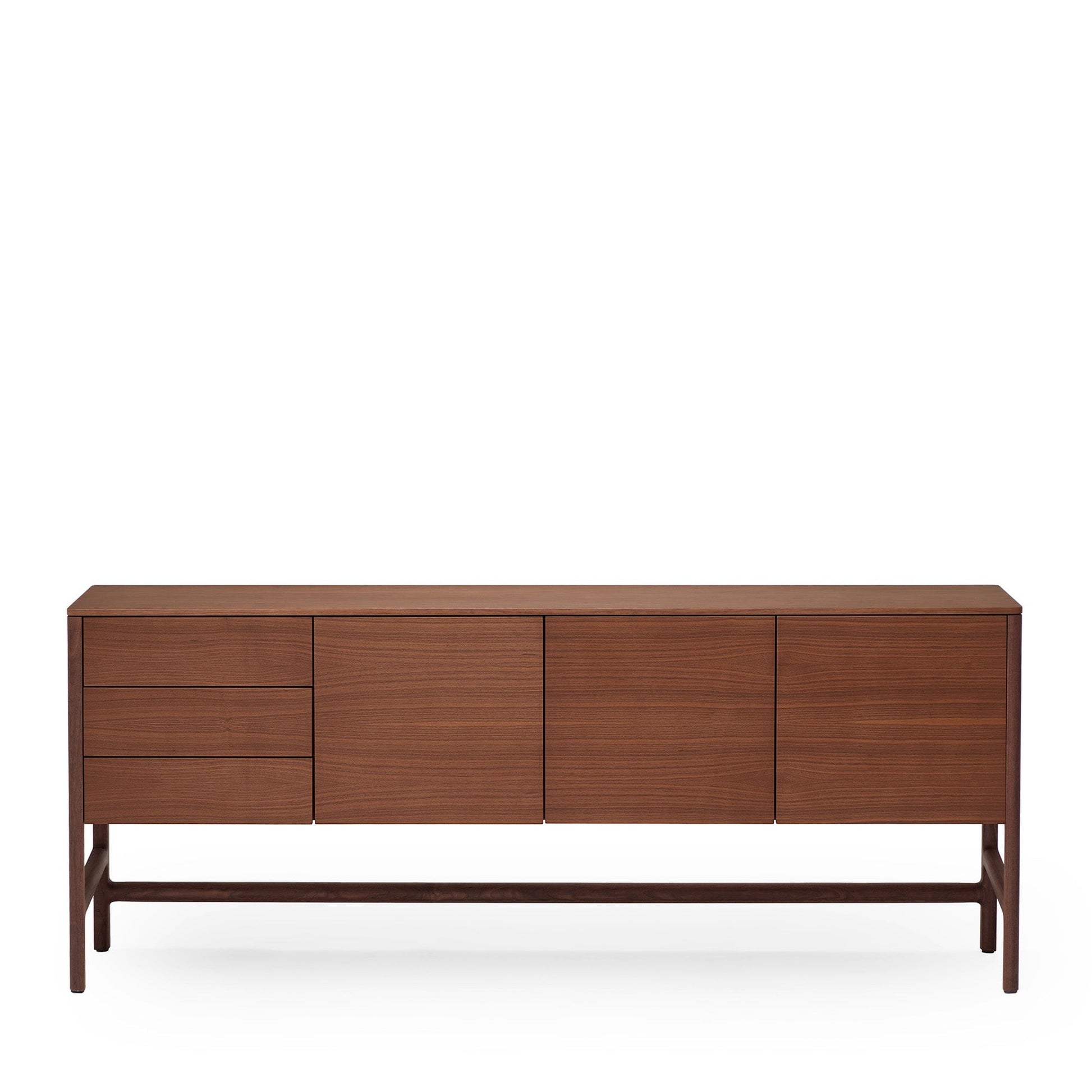 Domus Sideboard 3 Door Walnut - ScentiMelti Home Fragrance, Beauty & Gifts UK