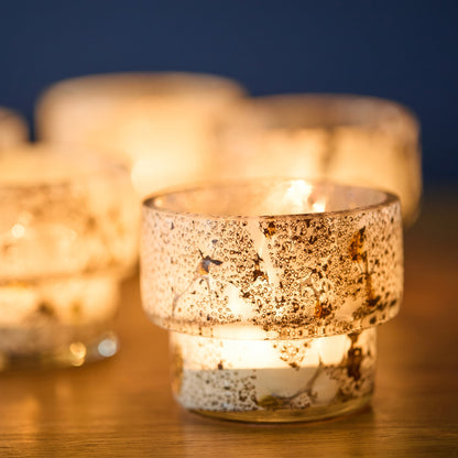 Votive Tea Light Holder Speckled - ScentiMelti Home Fragrance, Beauty & Gifts UK