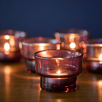 Votive Tea Light Holder Magenta - ScentiMelti Home Fragrance, Beauty & Gifts UK