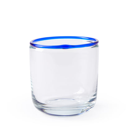 Pop Coloured Rim Tumbler Blue - ScentiMelti Home Fragrance, Beauty & Gifts UK