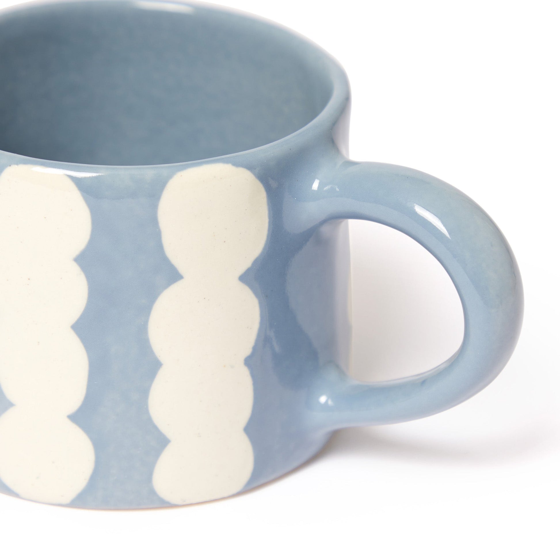 Wax Resist Mug Blue Speckle - ScentiMelti Home Fragrance, Beauty & Gifts UK