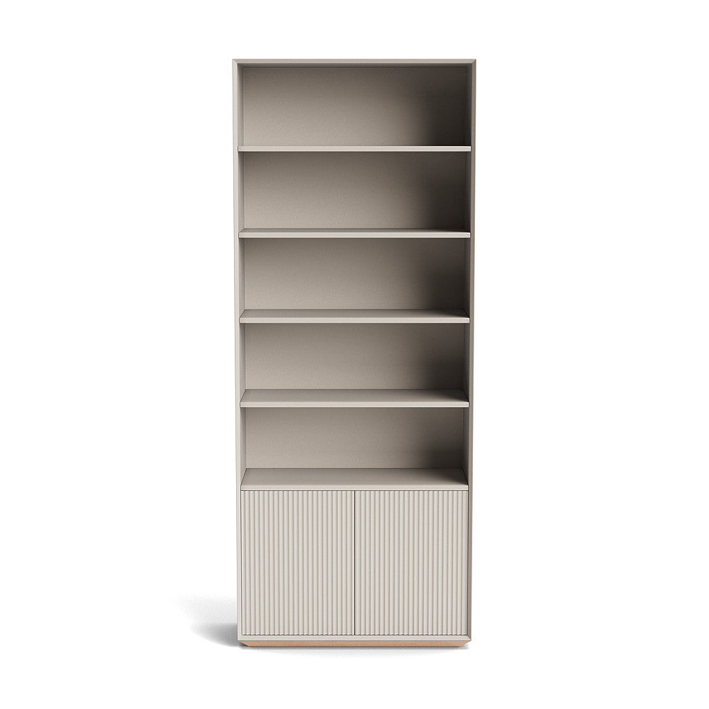 Pillar Shelving Cupboard Unit Stone 245cm - ScentiMelti Home Fragrance, Beauty & Gifts UK