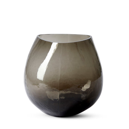 Hammered Glass Vase Smoke - ScentiMelti Home Fragrance, Beauty & Gifts UK