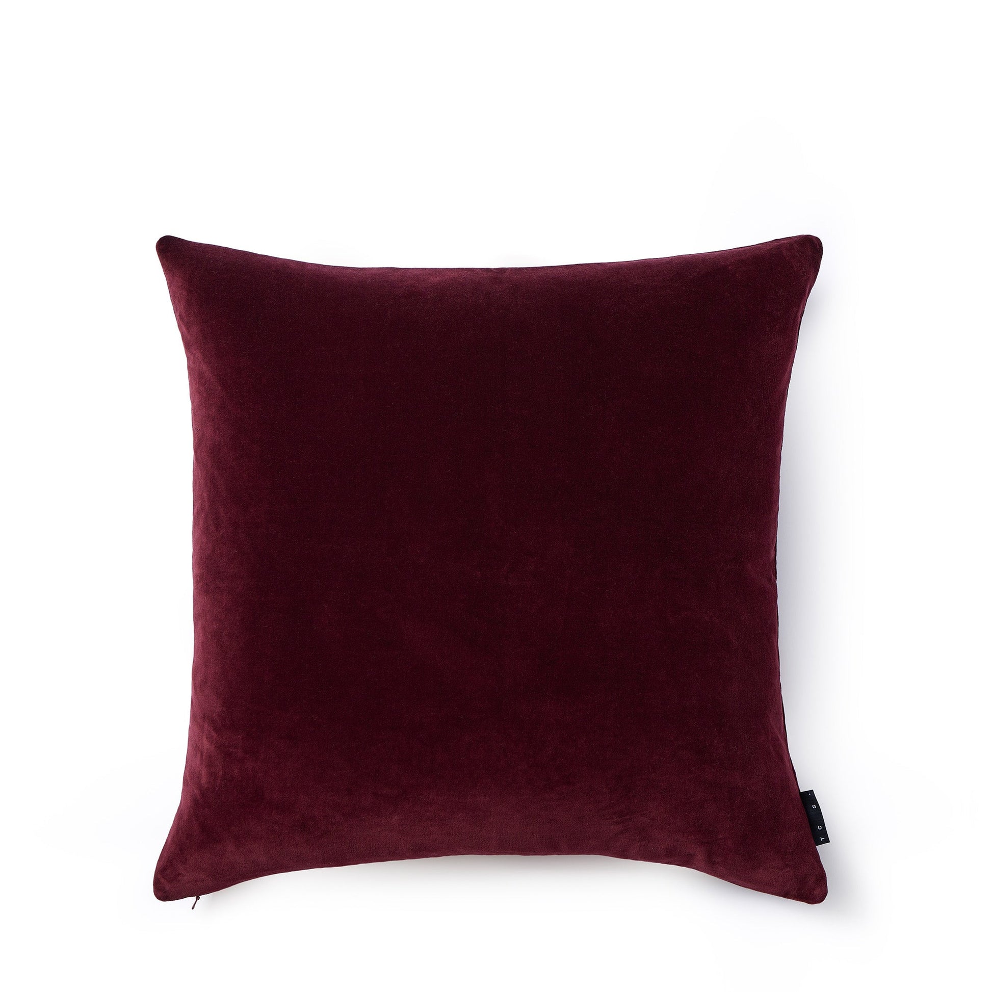 Velvet Cushion Cover Burgundy 50 x 50cm - ScentiMelti Home Fragrance, Beauty & Gifts UK