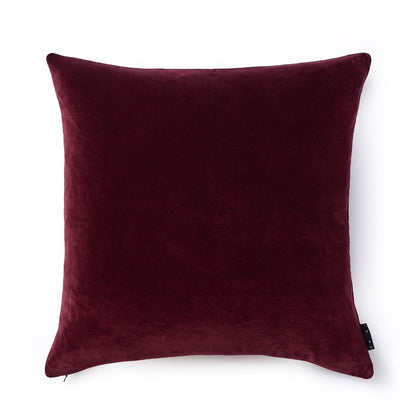 Velvet Cushion Cover Burgundy 59 x 59cm - ScentiMelti Home Fragrance, Beauty & Gifts UK