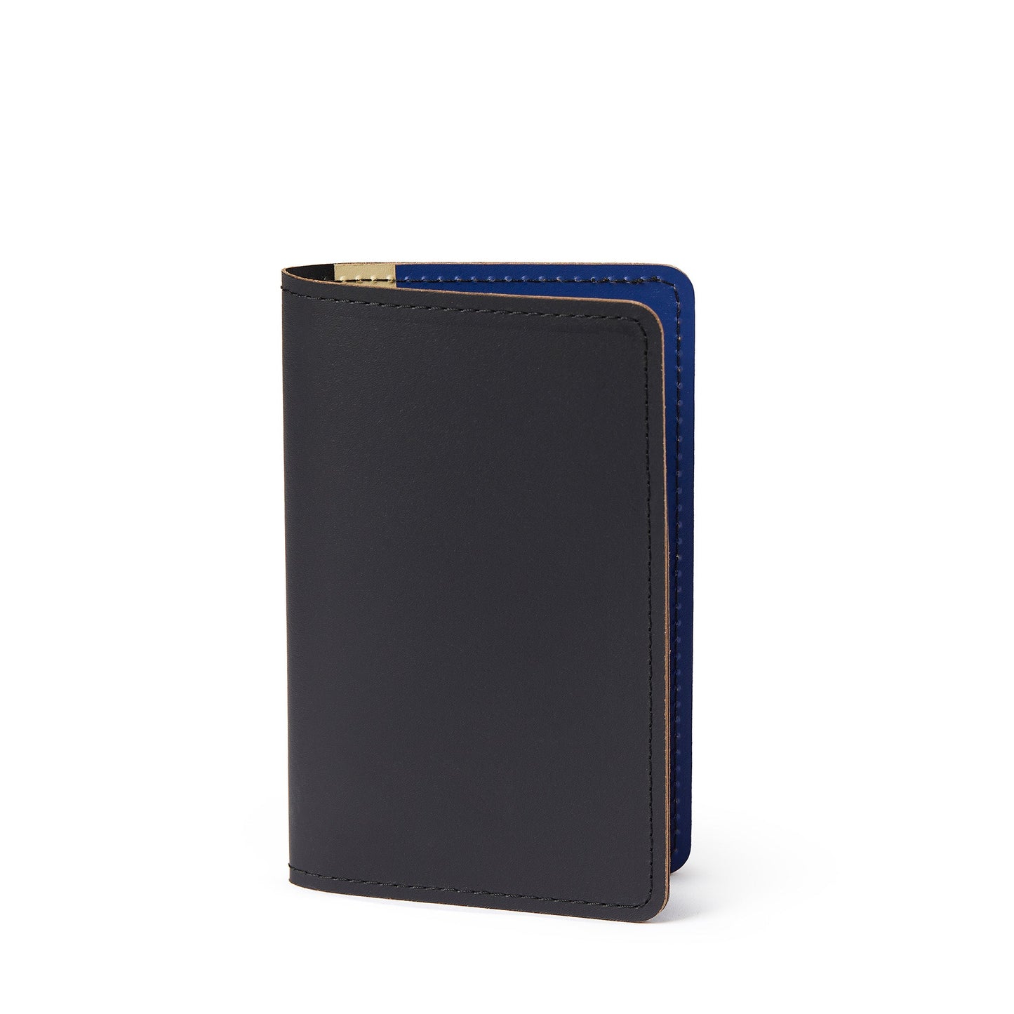 Cuero Two Tone Passport Holder Black, Sand & Blue - ScentiMelti Home Fragrance, Beauty & Gifts UK