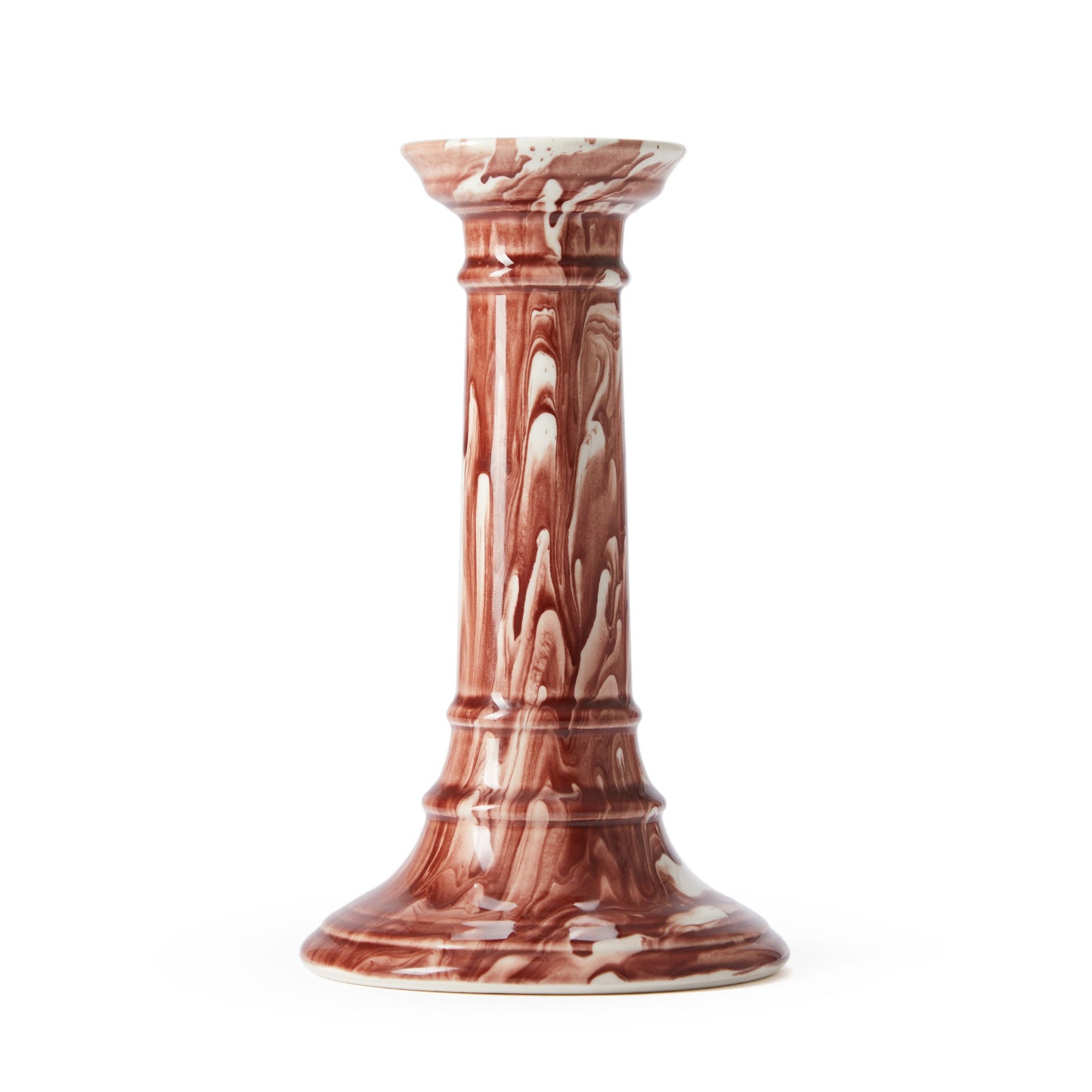 Wardour Candlestick Burgundy - ScentiMelti Home Fragrance, Beauty & Gifts UK