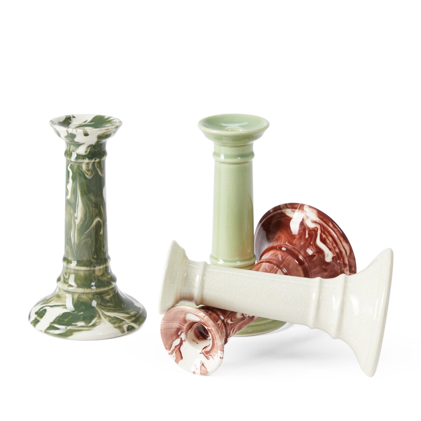 Wardour Candlestick Celadon - ScentiMelti Home Fragrance, Beauty & Gifts UK