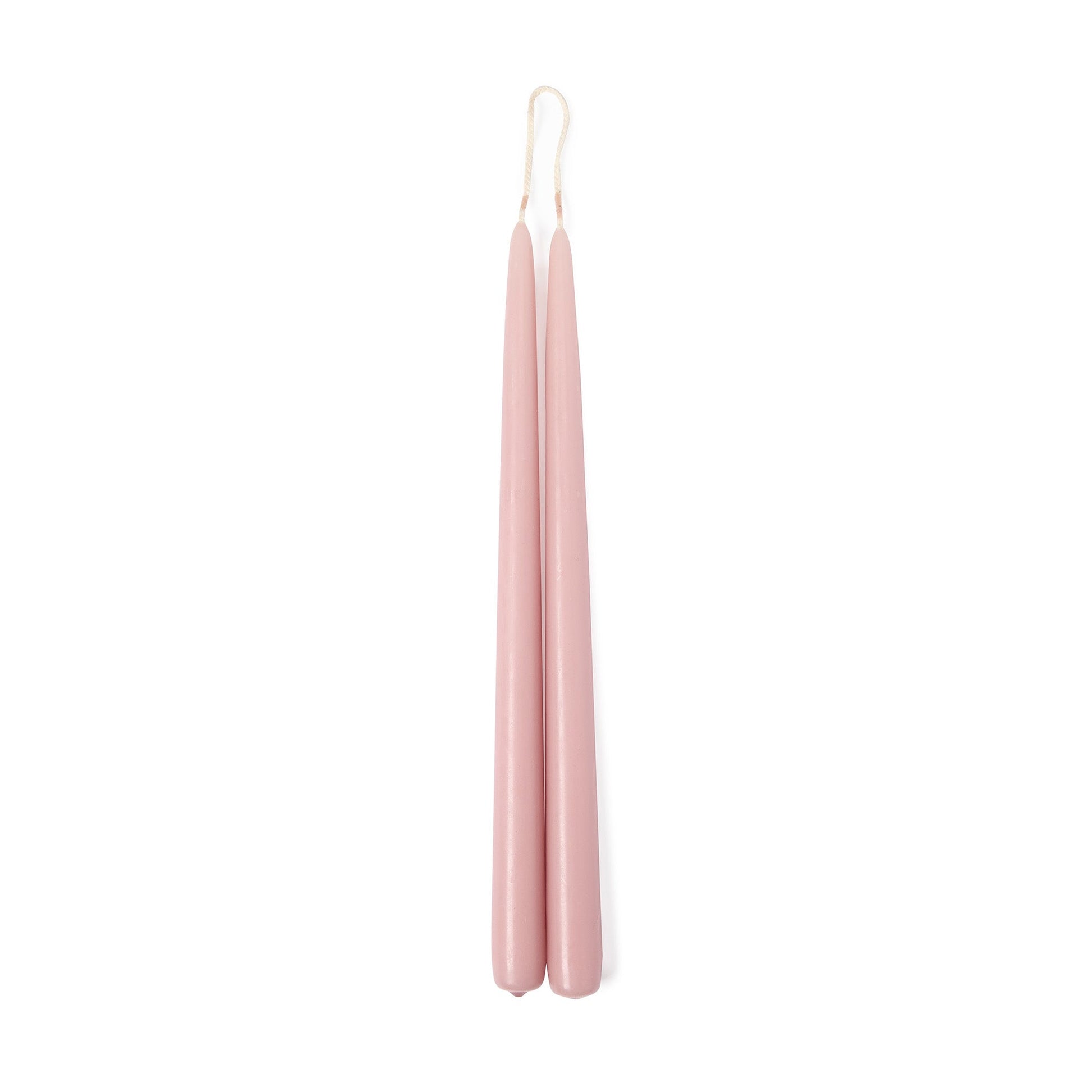 Taper Candle Pair Soft Rose 30cm - ScentiMelti Home Fragrance, Beauty & Gifts UK