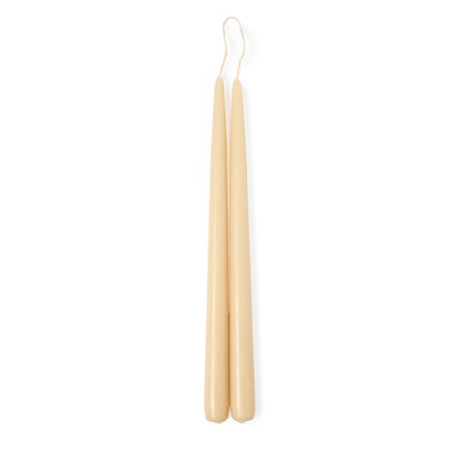 Taper Candle Pair Oatmeal 30cm - ScentiMelti Home Fragrance, Beauty & Gifts UK