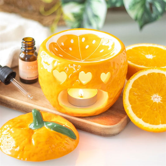 Orange Fruit Shaped Oil Burner