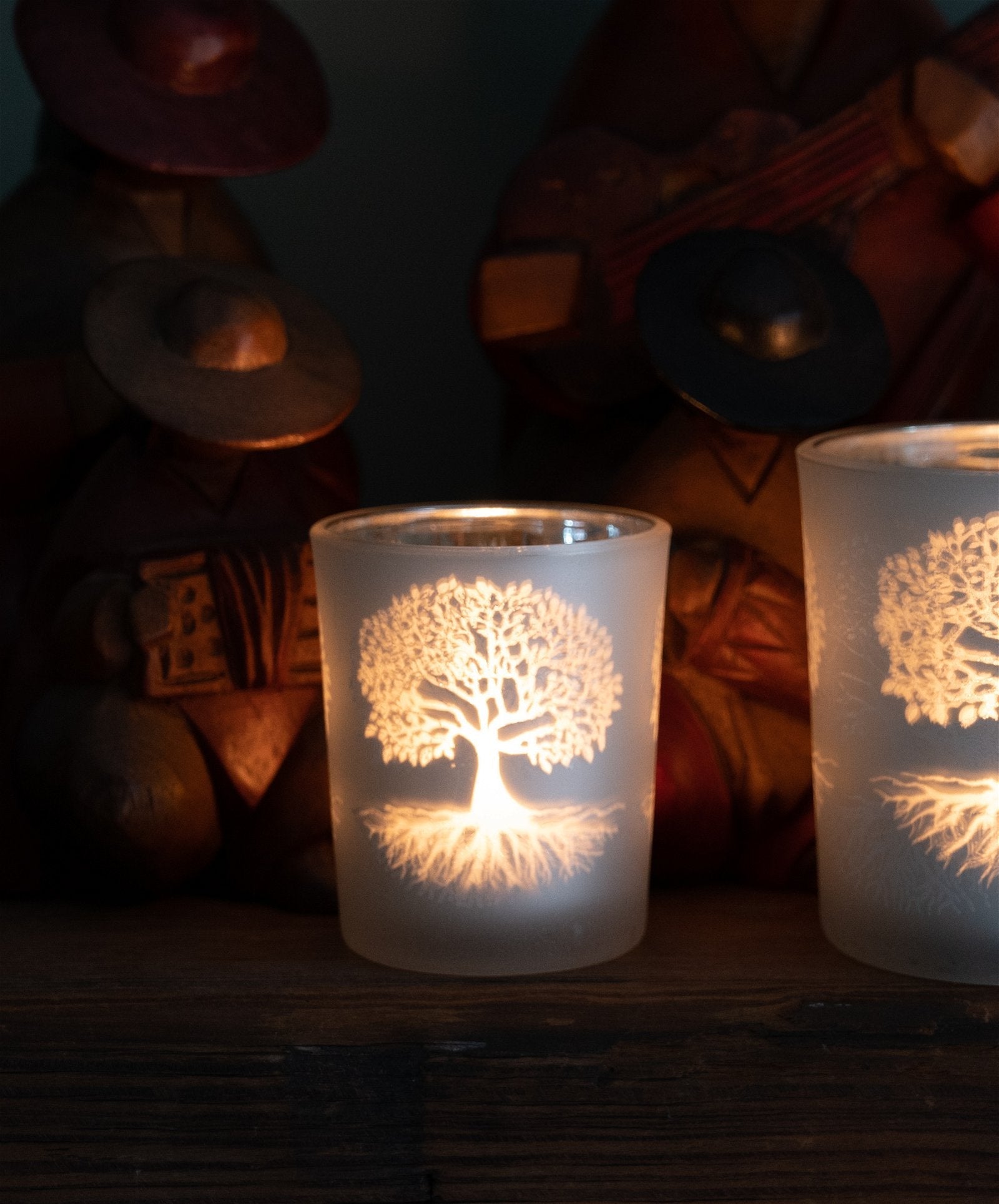 Tree of Life Tealight Holder Billies Inks ScentiMelti Wax Melts