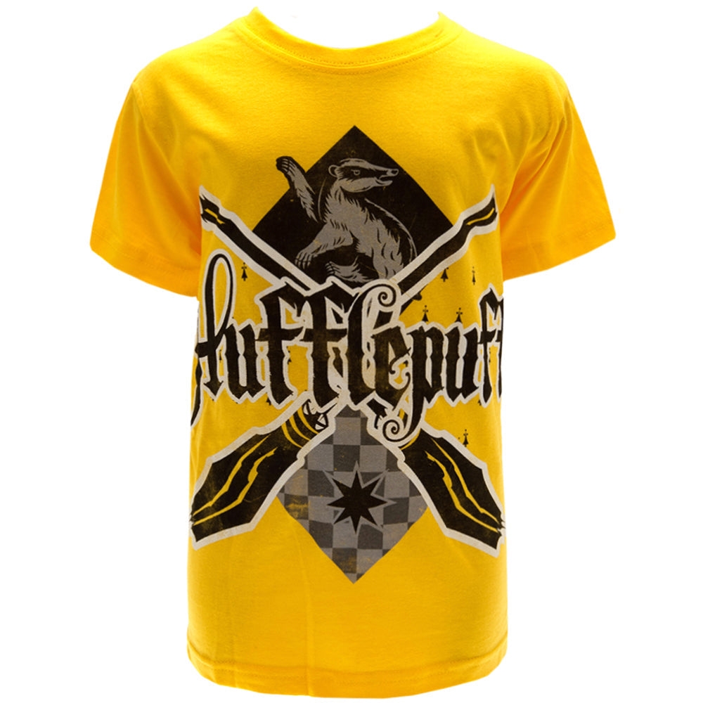 Harry Potter Hufflepuff T Shirt Junior 7-8 Yrs - ScentiMelti Home Fragrance, Beauty & Gifts UK