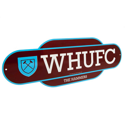 West Ham United FC Colour Retro Sign Sweetlea Gifts Ltd ScentiMelti Wax Melts