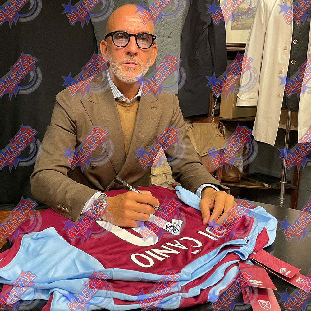 West Ham United FC Di Canio Signed Shirt Sweetlea Gifts Ltd ScentiMelti Wax Melts