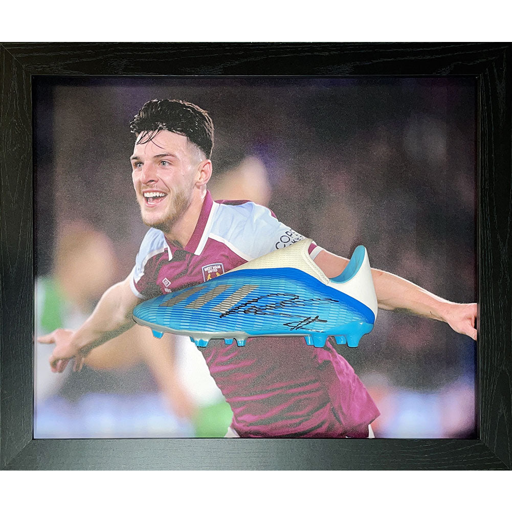 West Ham United FC Rice Signed Boot (Framed) Sweetlea Gifts Ltd ScentiMelti Wax Melts