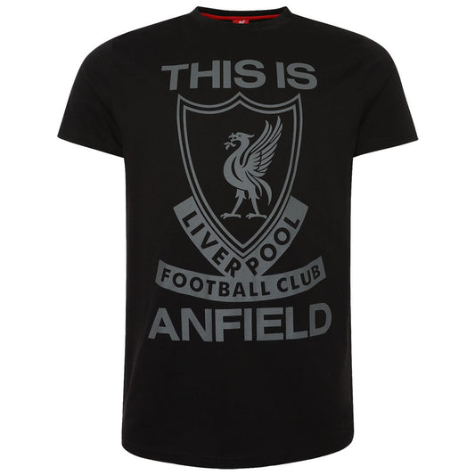 Liverpool FC This Is Anfield T Shirt Mens Black S - ScentiMelti Home Fragrance, Beauty & Gifts UK