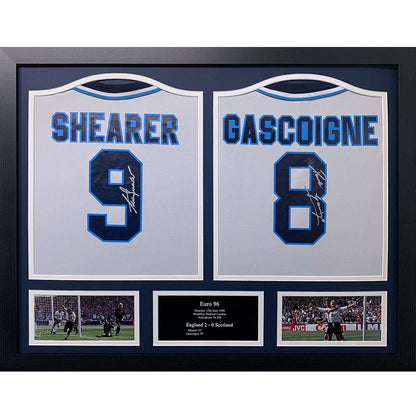 England FA 1996 Shearer & Gascoigne Signed Shirts (Dual Framed) Sweetlea Gifts Ltd ScentiMelti Wax Melts