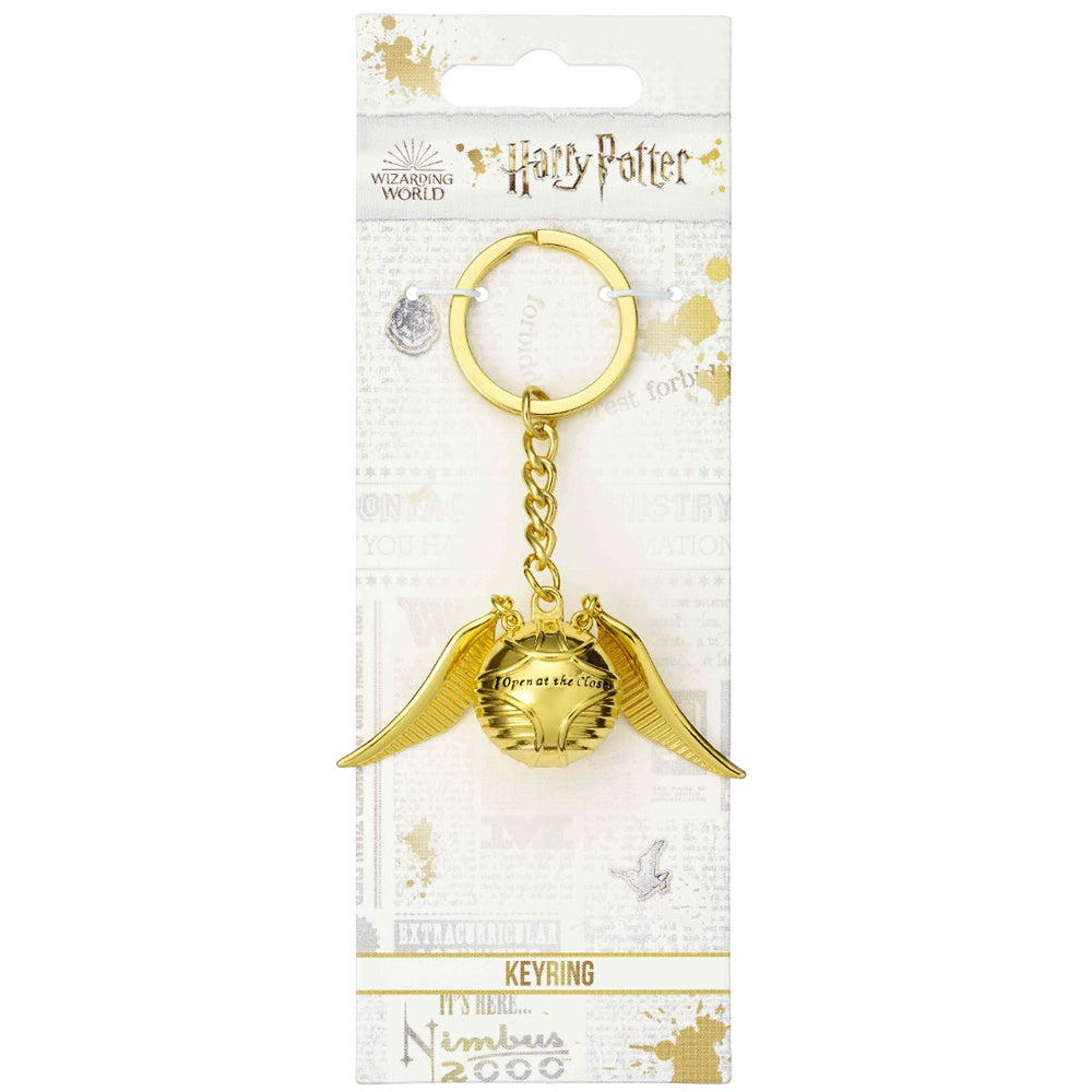 Harry Potter 3D Metal Keyring Golden Snitch - ScentiMelti Home Fragrance, Beauty & Gifts UK