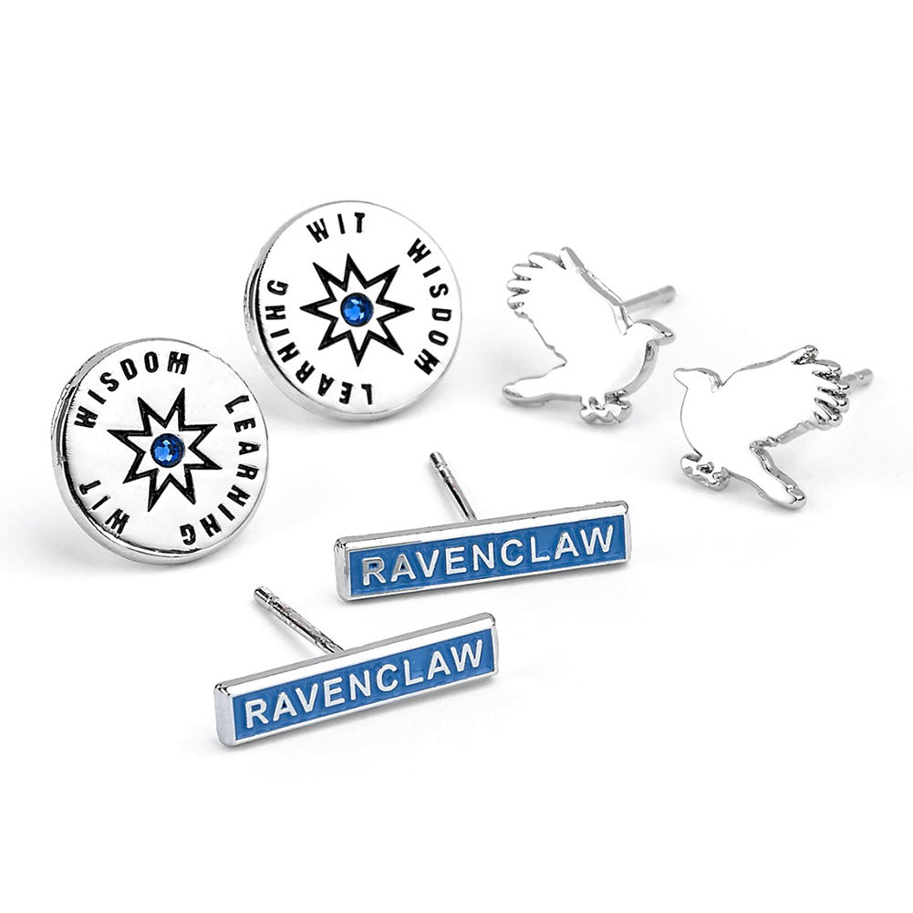 Harry Potter Silver Plated Earring Set Ravenclaw Sweetlea Gifts Ltd ScentiMelti Wax Melts