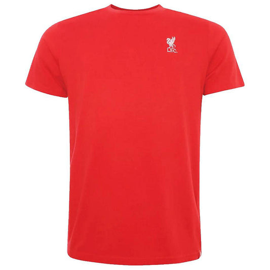 Liverpool FC Embroidered T Shirt Mens Red Small - ScentiMelti Home Fragrance, Beauty & Gifts UK