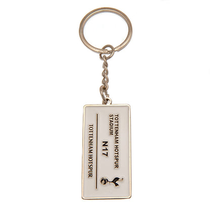 Tottenham Hotspur FC Embossed Street Sign Keyring - ScentiMelti Home Fragrance, Beauty & Gifts UK