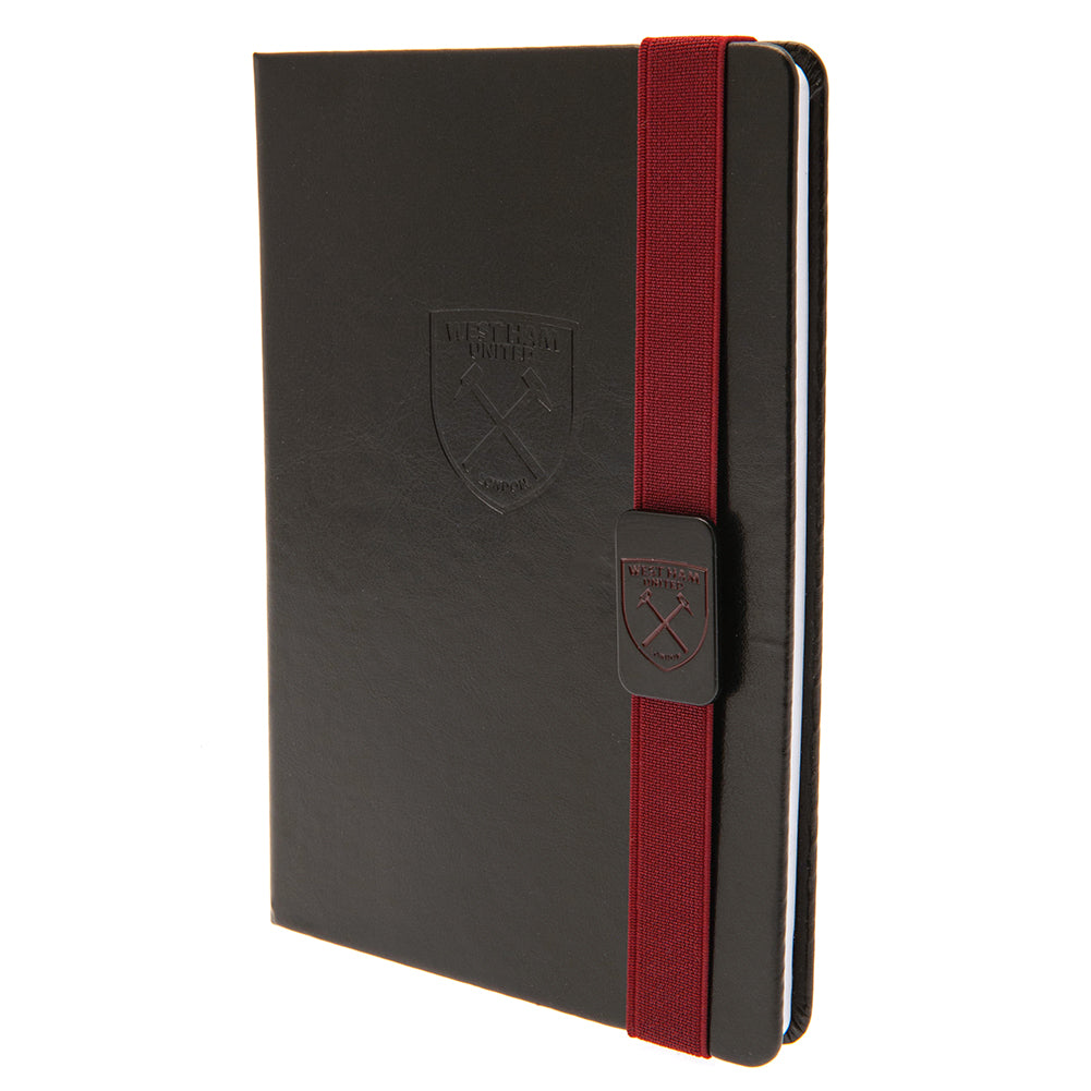 West Ham United FC A5 Notebook - ScentiMelti Home Fragrance, Beauty & Gifts UK