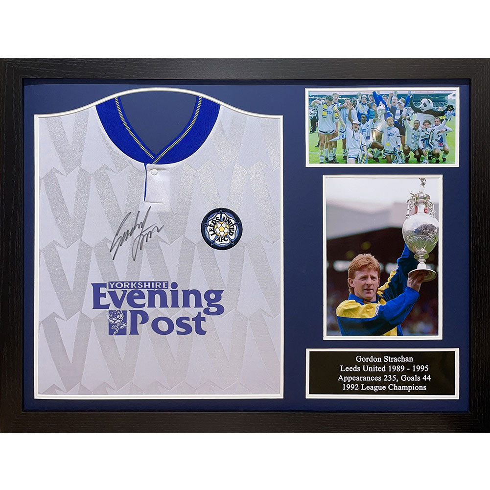 Leeds United FC 1992 Strachan Signed Shirt (Framed) Sweetlea Gifts Ltd ScentiMelti Wax Melts