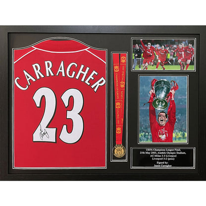 Liverpool FC Carragher Signed Shirt & Medal (Framed) Sweetlea Gifts Ltd ScentiMelti Wax Melts