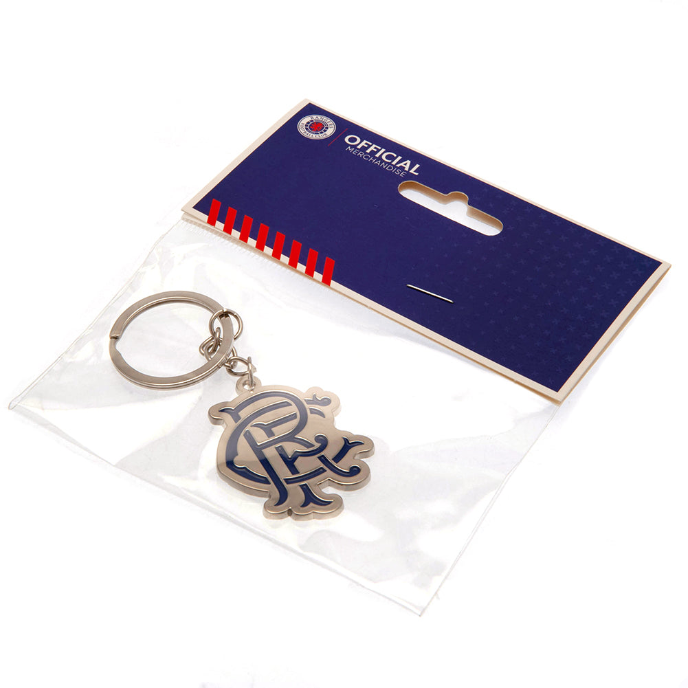 Rangers FC Keyring Scroll Crest - ScentiMelti Home Fragrance, Beauty & Gifts UK