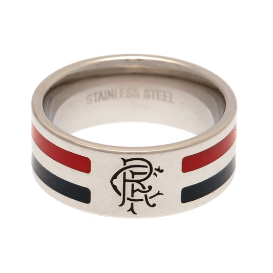 Rangers FC Colour Stripe Ring Small Sweetlea Gifts Ltd ScentiMelti Wax Melts