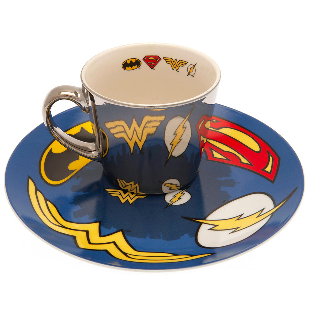 DC Comics Mirror Mug & Plate Set Sweetlea Gifts Ltd ScentiMelti Wax Melts