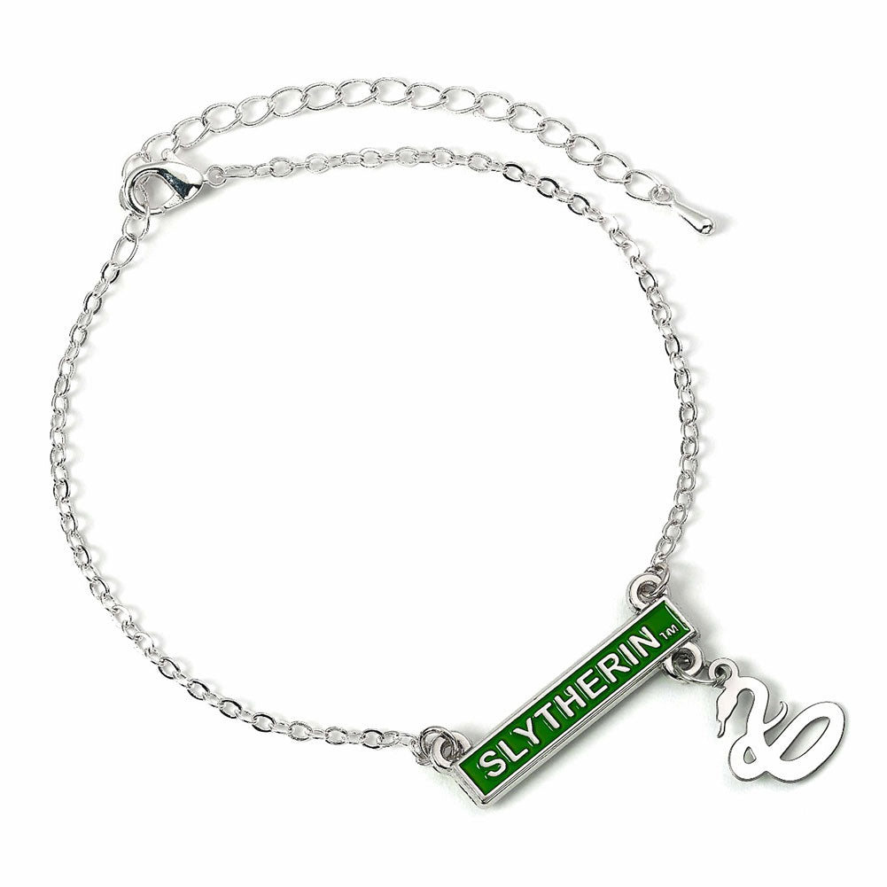 Harry Potter Silver Plated Bar Bracelet Slytherin Sweetlea Gifts Ltd ScentiMelti Wax Melts