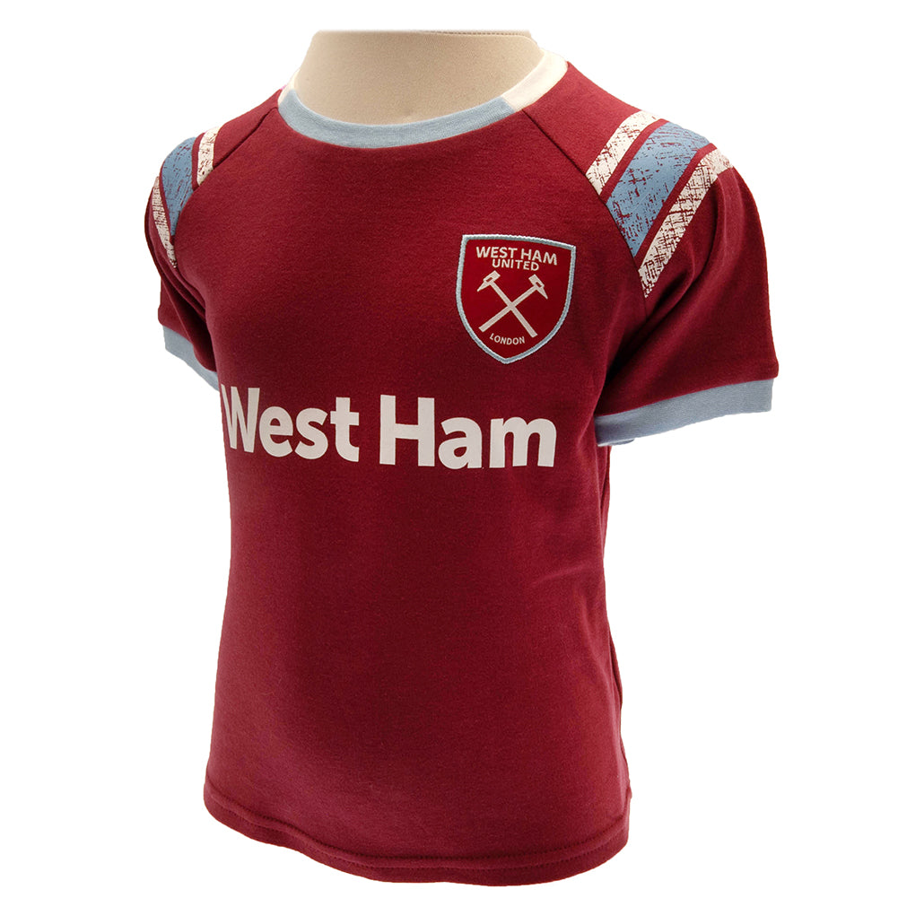 West Ham United FC Shirt & Short Set 3-6 Mths ST - ScentiMelti Home Fragrance, Beauty & Gifts UK