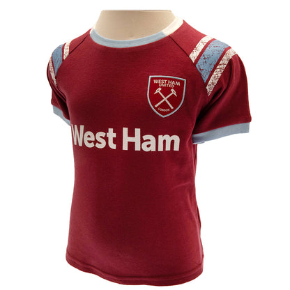 West Ham United FC Shirt & Short Set 3-6 Mths ST - ScentiMelti Home Fragrance, Beauty & Gifts UK