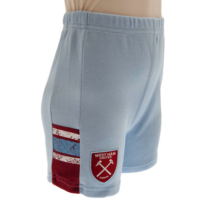 West Ham United FC Shirt & Short Set 3-6 Mths ST - ScentiMelti Home Fragrance, Beauty & Gifts UK