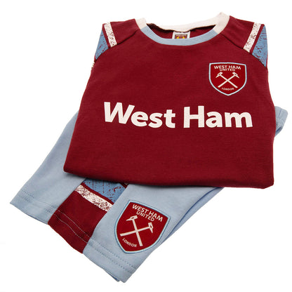 West Ham United FC Shirt & Short Set 3-6 Mths ST - ScentiMelti Home Fragrance, Beauty & Gifts UK