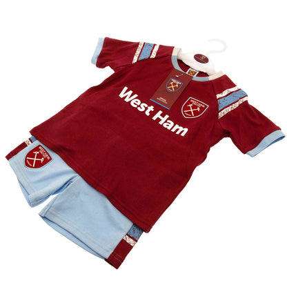 West Ham United FC Shirt & Short Set 3-6 Mths ST - ScentiMelti Home Fragrance, Beauty & Gifts UK