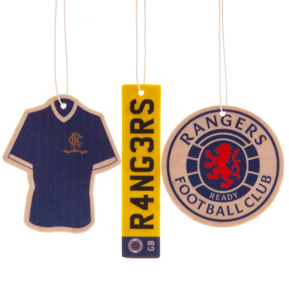 Rangers FC 3pk Air Freshener - ScentiMelti Home Fragrance, Beauty & Gifts UK