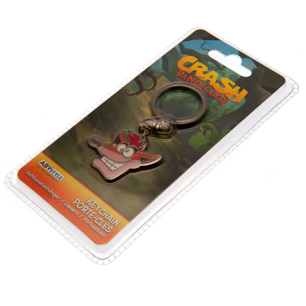 Crash Bandicoot Metal Keyring - ScentiMelti Home Fragrance, Beauty & Gifts UK