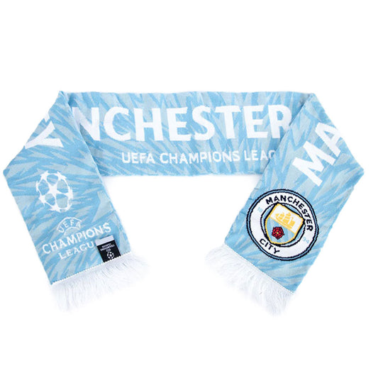 Manchester City FC UCL Scarf - ScentiMelti Home Fragrance, Beauty & Gifts UK