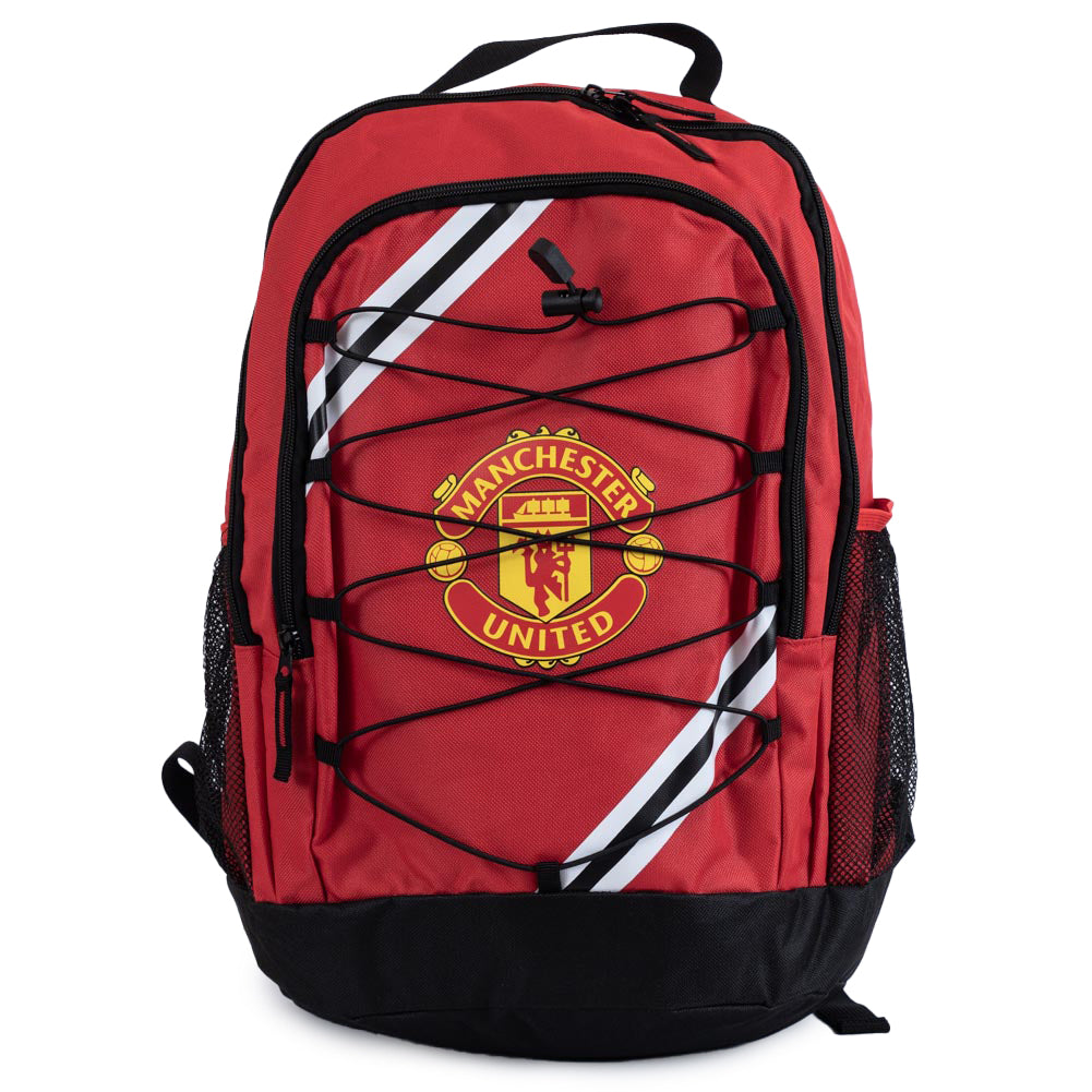 Manchester United FC Core Stripe Backpack - ScentiMelti Home Fragrance, Beauty & Gifts UK