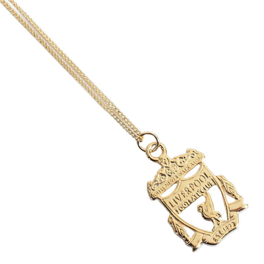 Liverpool FC 18ct Gold Plated on Silver Crest Pendant & Chain - ScentiMelti Home Fragrance, Beauty & Gifts UK