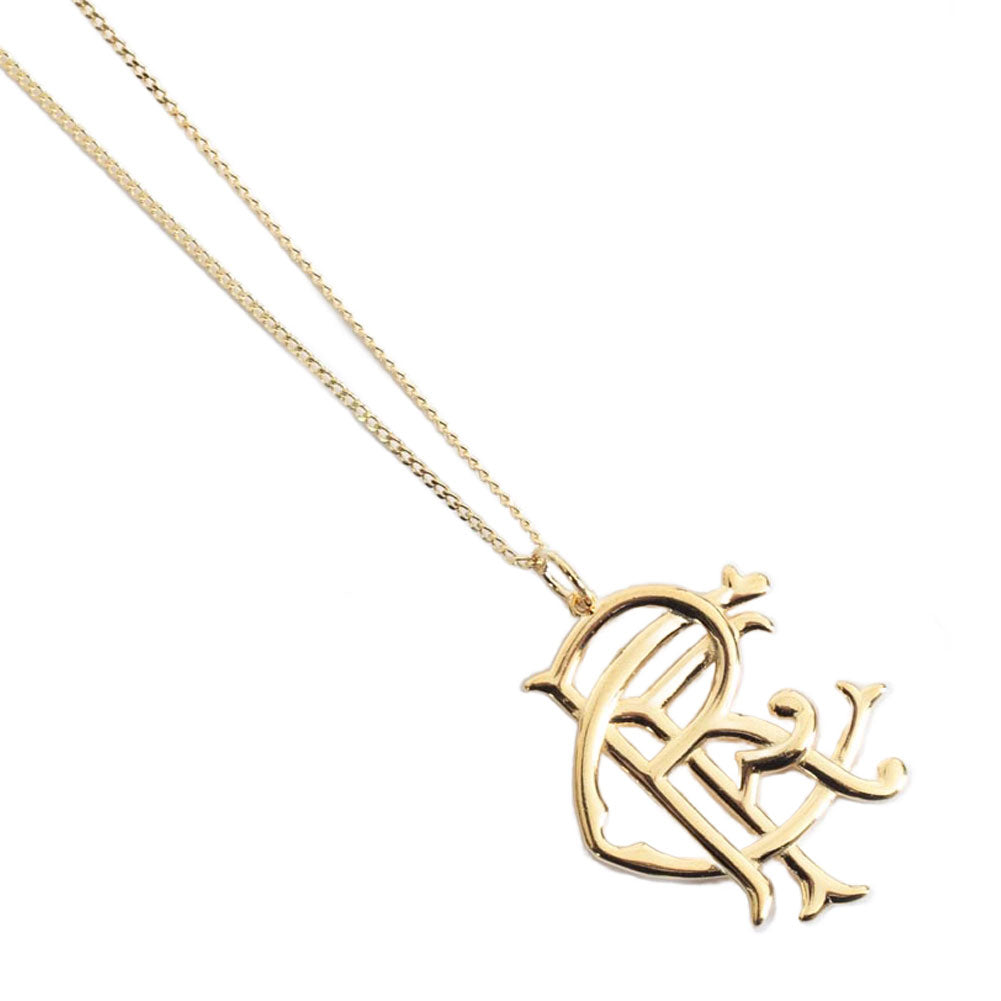 Rangers FC 18ct Gold Plated on Silver Pendant & Chain - ScentiMelti Home Fragrance, Beauty & Gifts UK