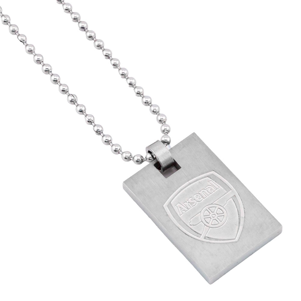 Arsenal FC Dog Tag & Chain - ScentiMelti Home Fragrance, Beauty & Gifts UK