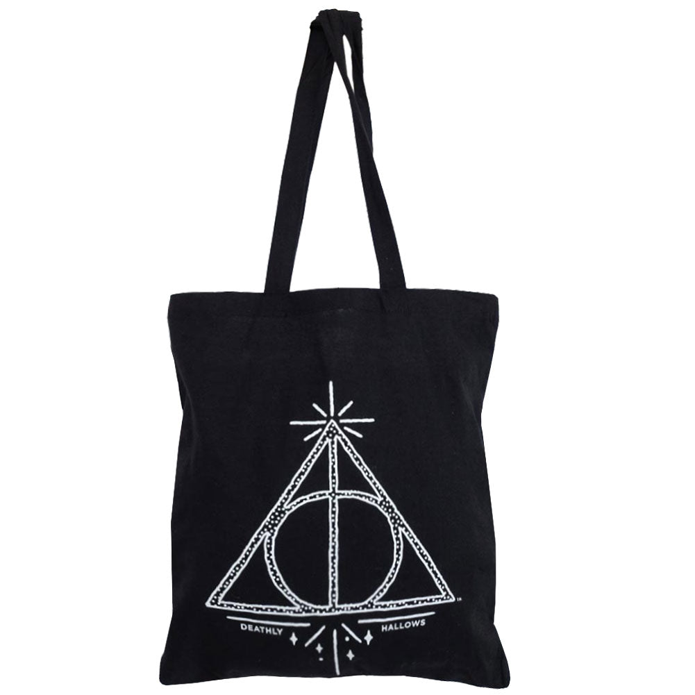 Harry Potter Deathly Hallows Canvas Tote Bag - ScentiMelti Home Fragrance, Beauty & Gifts UK