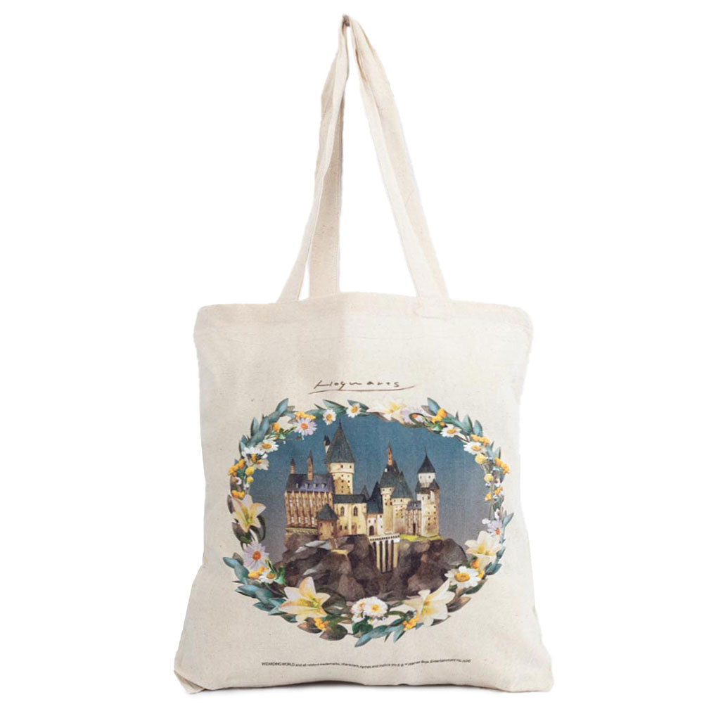 Harry Potter Hogwarts Castle Canvas Tote Bag - ScentiMelti Home Fragrance, Beauty & Gifts UK