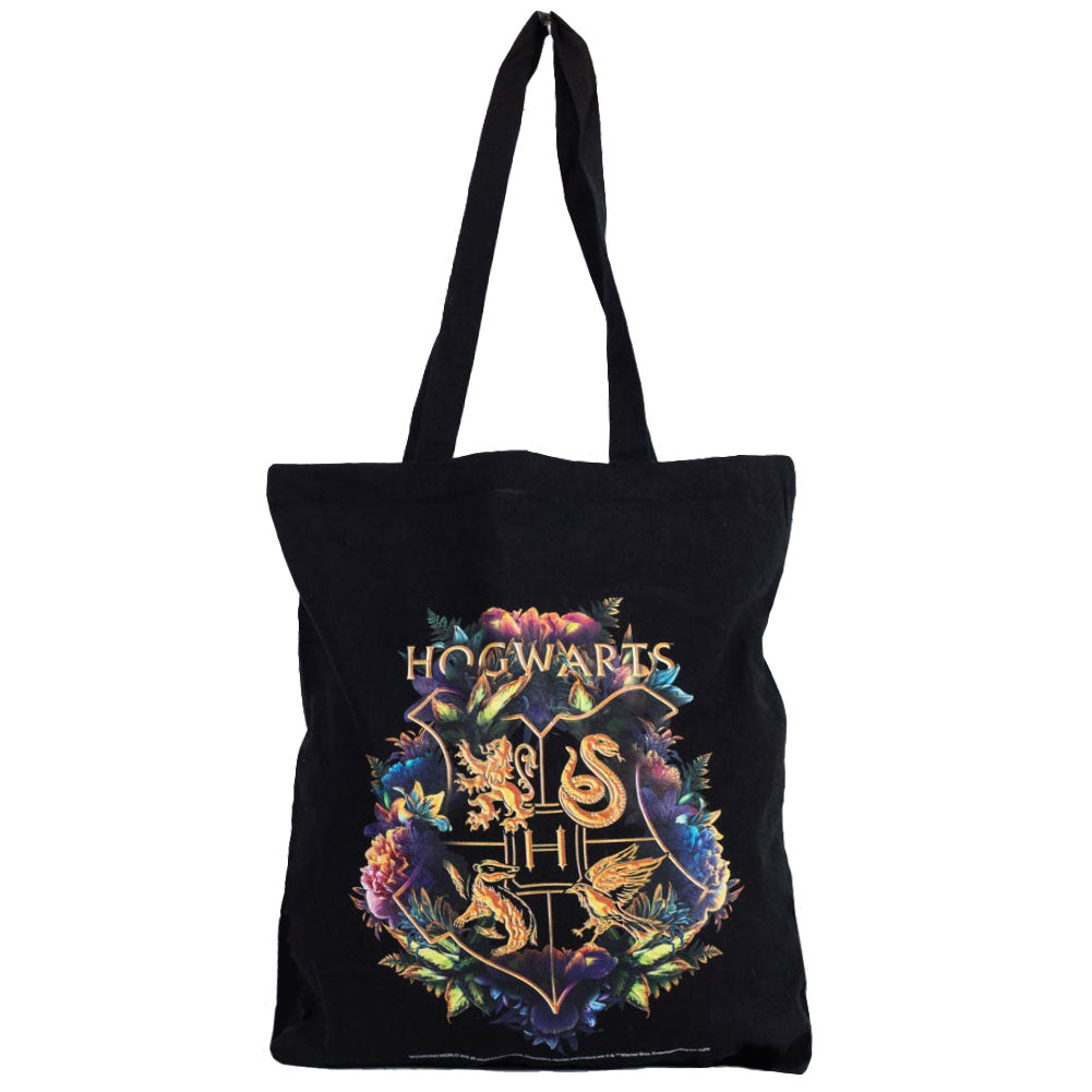 Harry Potter Hogwarts Crest Canvas Tote Bag - ScentiMelti Home Fragrance, Beauty & Gifts UK